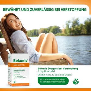 BEKUNIS Dragees Bisacodyl 5 mg magensaftres.Tabl.